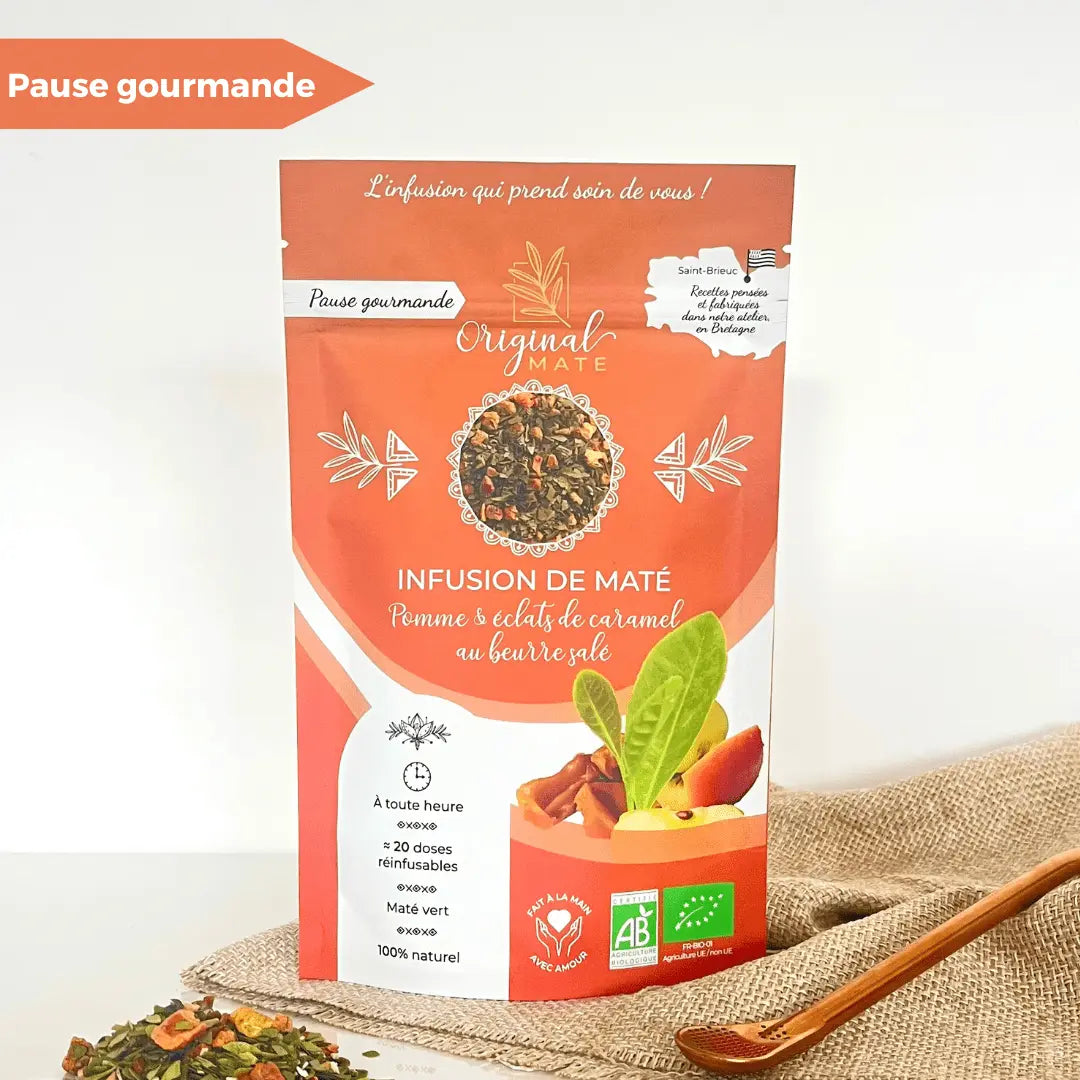 Pomme & éclats de caramel au beurre salé 