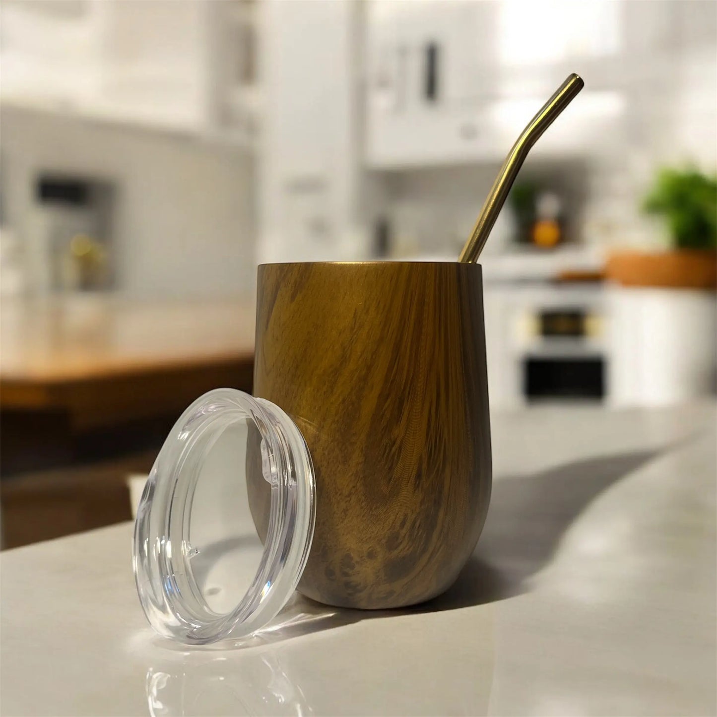 Calebasse Effet Bois Originel Maté